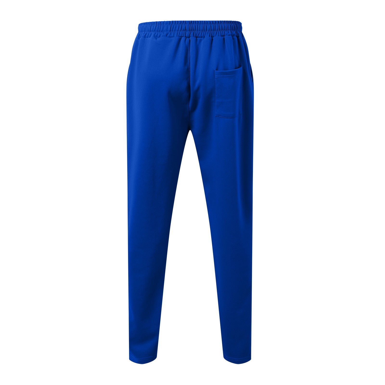 thumbnail image 4 of Pantalones largos lisos para hombre, pantalones deportivos, pantalones informales para la calle: elásticos, cómodos, para todas las estaciones, de poliéster, con cuatro bolsillos., 4 of 6